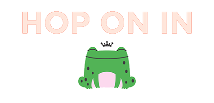 Hop On In To Happy Frog Ink
