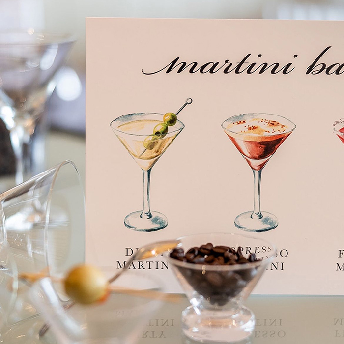Drink Card by Happy Frog Ink. Photo by shoreshotzweddings